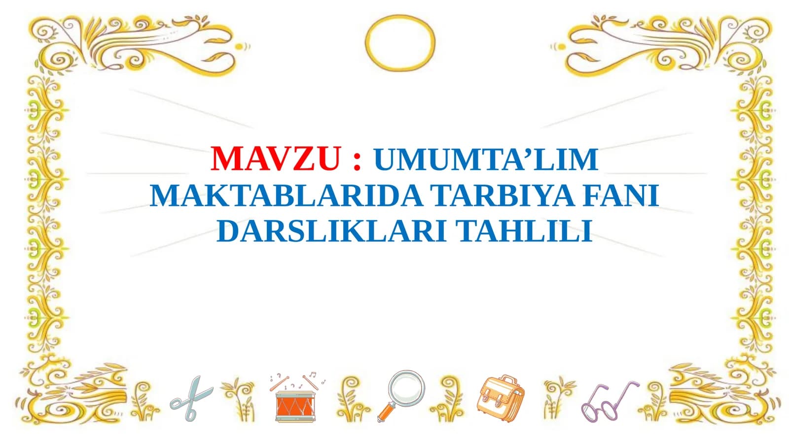 UMUMTA’LIM MAKTABLARIDA TARBIYA FANI DARSLIKLARI TAHLILI