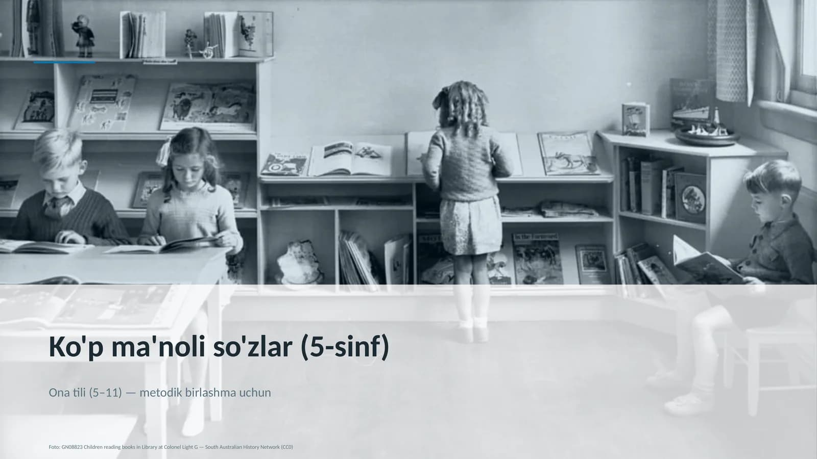 Ona tili (5–11) — metodik birlashma uchun