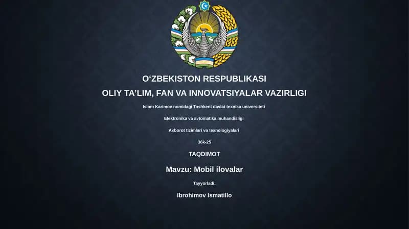 Mobil ilovalar