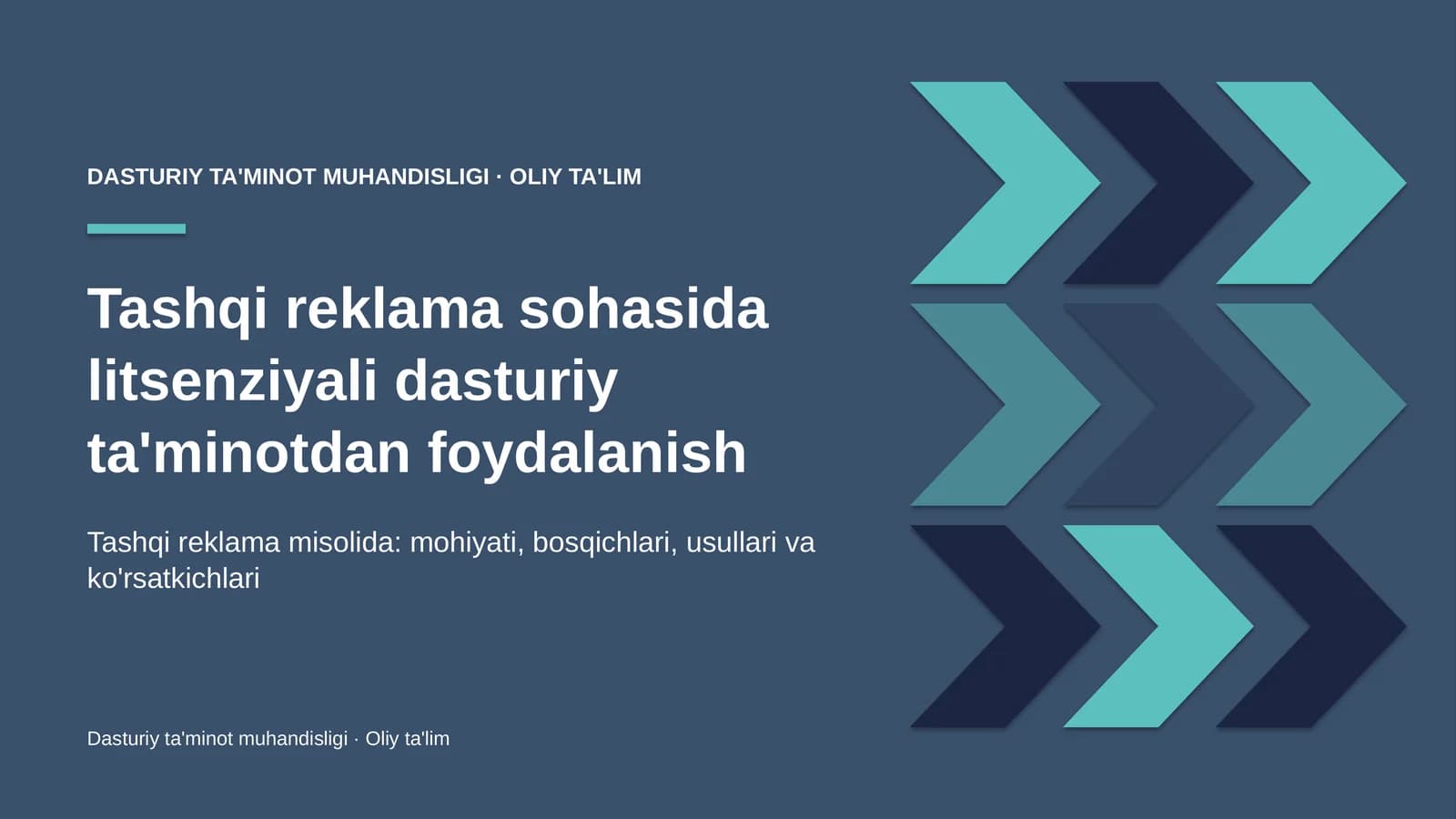 tashqi reklama sohasida litsenziyali dasturiy ta'minotdan foydalanish 4026