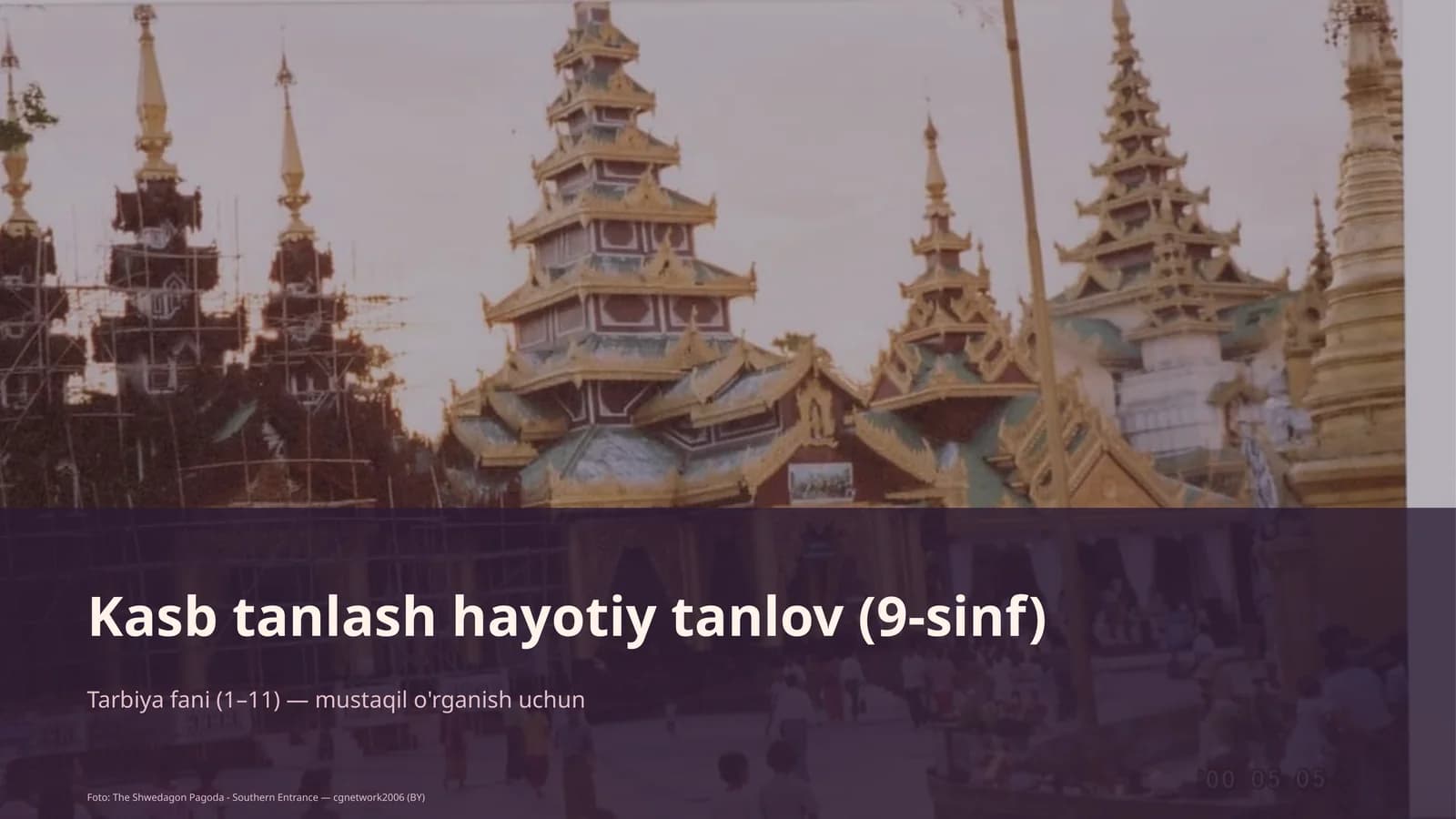 Kasb tanlash hayotiy tanlov (9-sinf)
