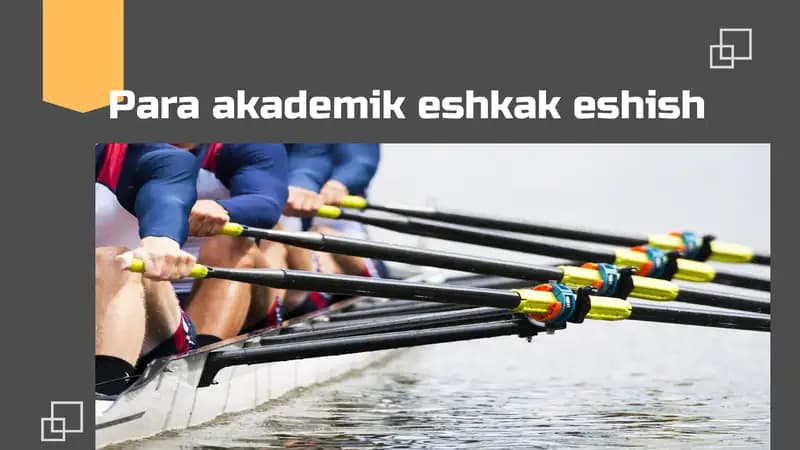 Para akademik eshkak eshish