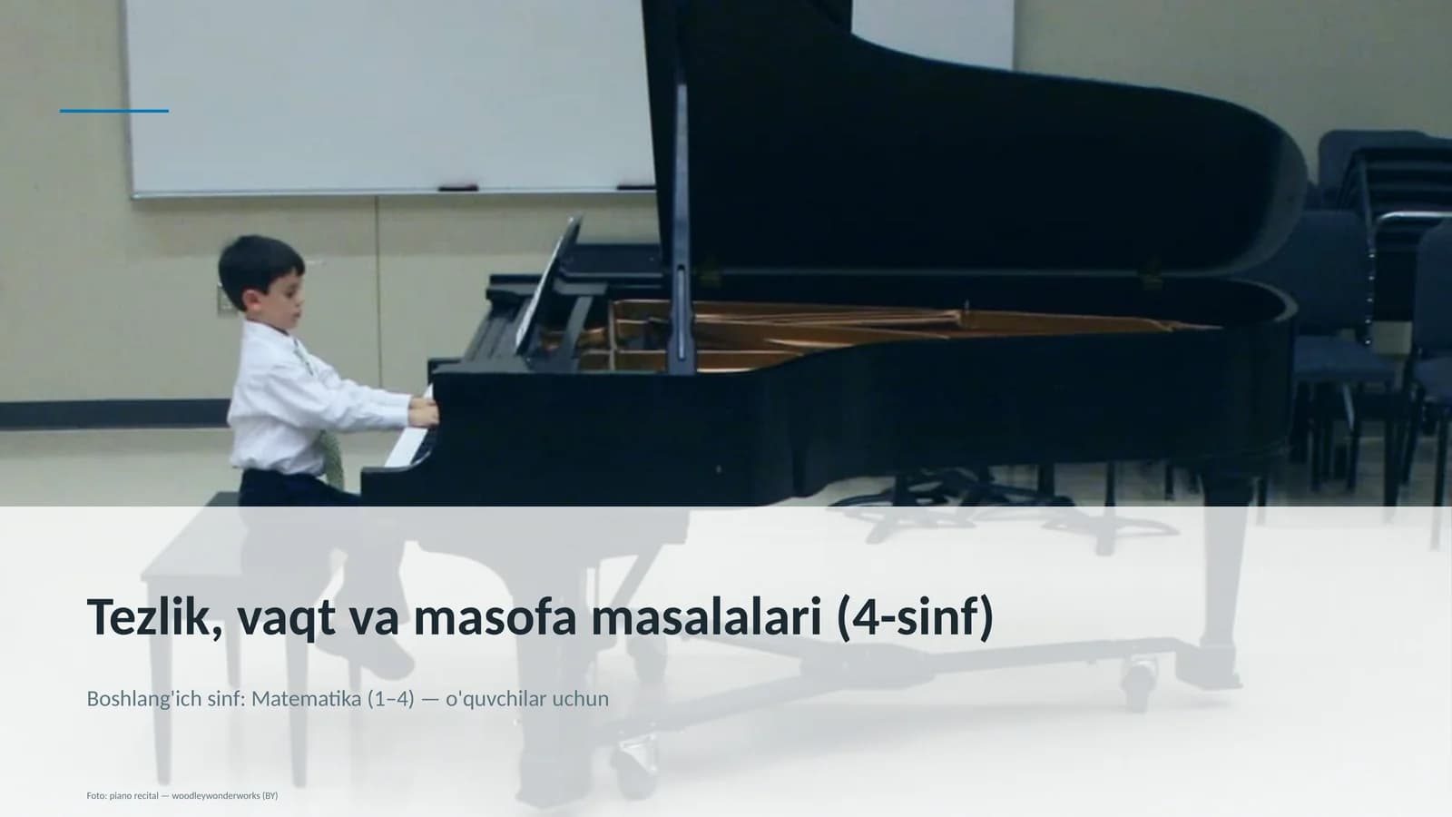 Tezlik, vaqt va masofa masalalari (4-sinf)