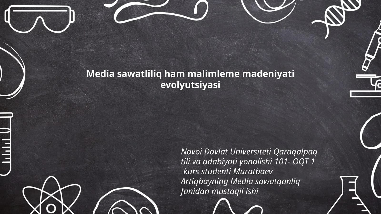 Media sawatliliq ham malimleme madeniyati evolyutsiyasi