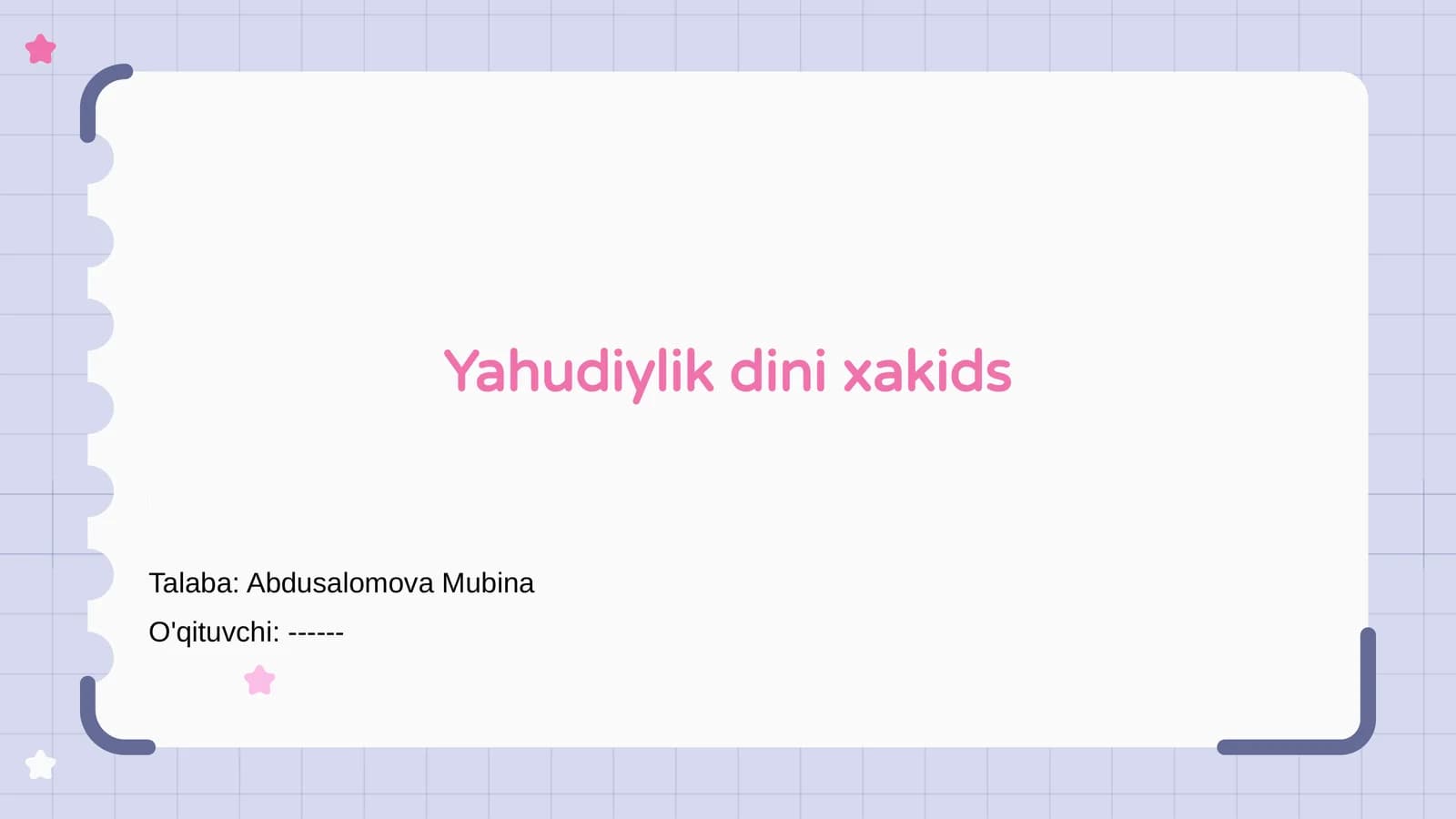 Yahudiylik dini xakids
