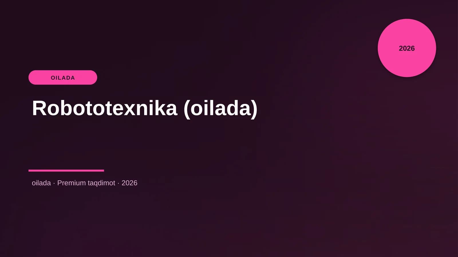 Robototexnika (oilada)
