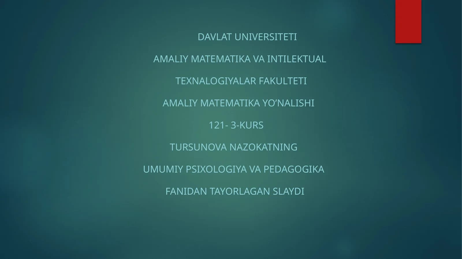 Dasturiy vositalarning dedaktik imkoniyatlari