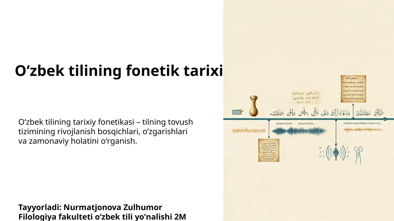 Oʻzbek tilining fonetik tarixi