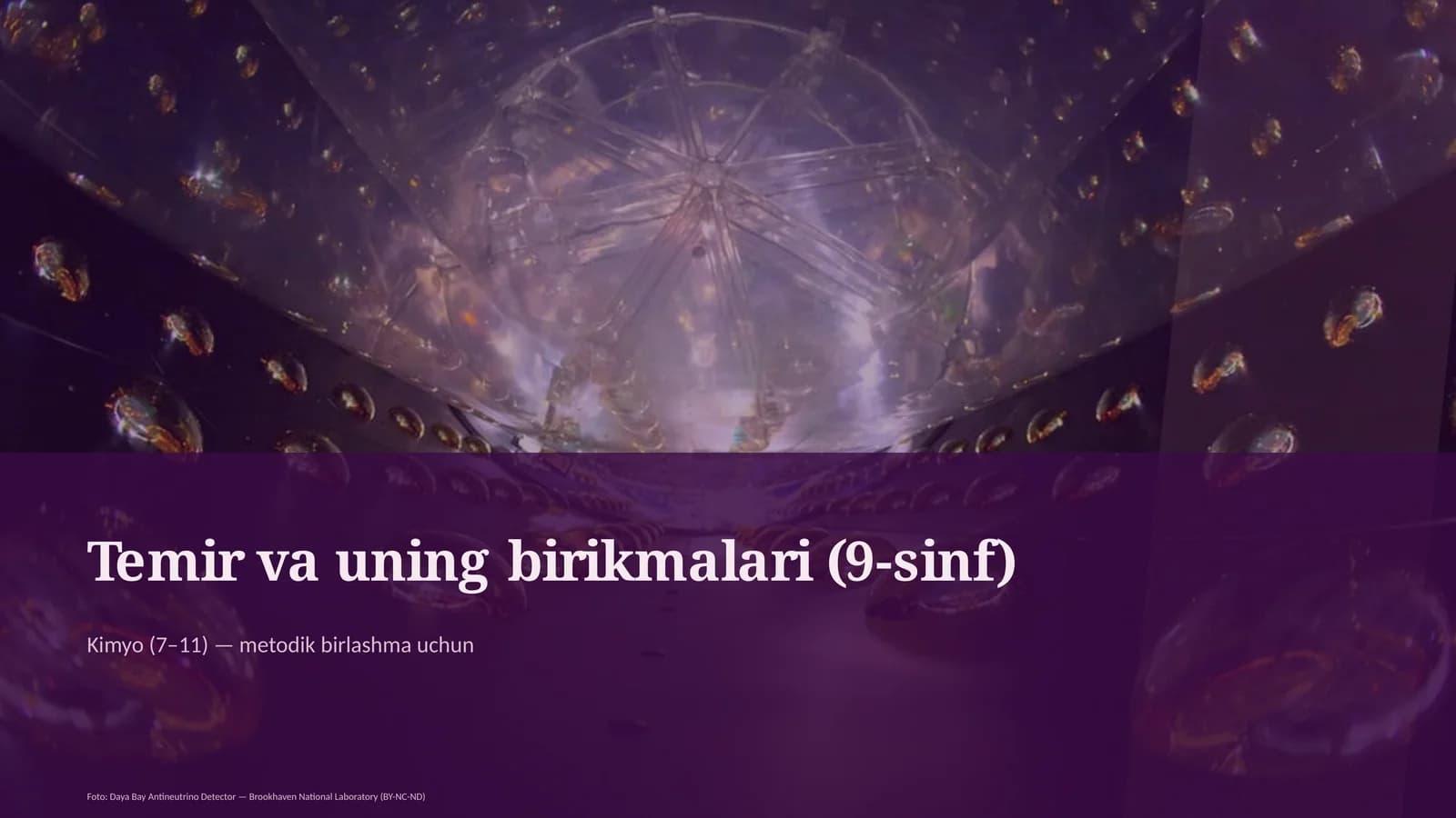 Temir va uning birikmalari (9-sinf)