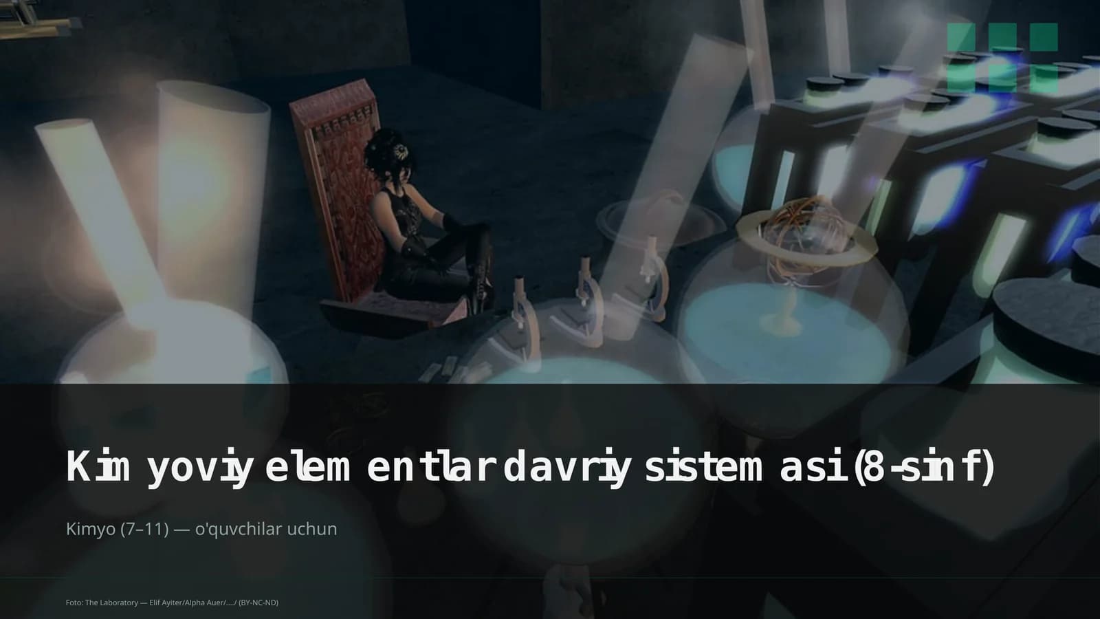 Kimyoviy elementlar davriy sistemasi (8-sinf)