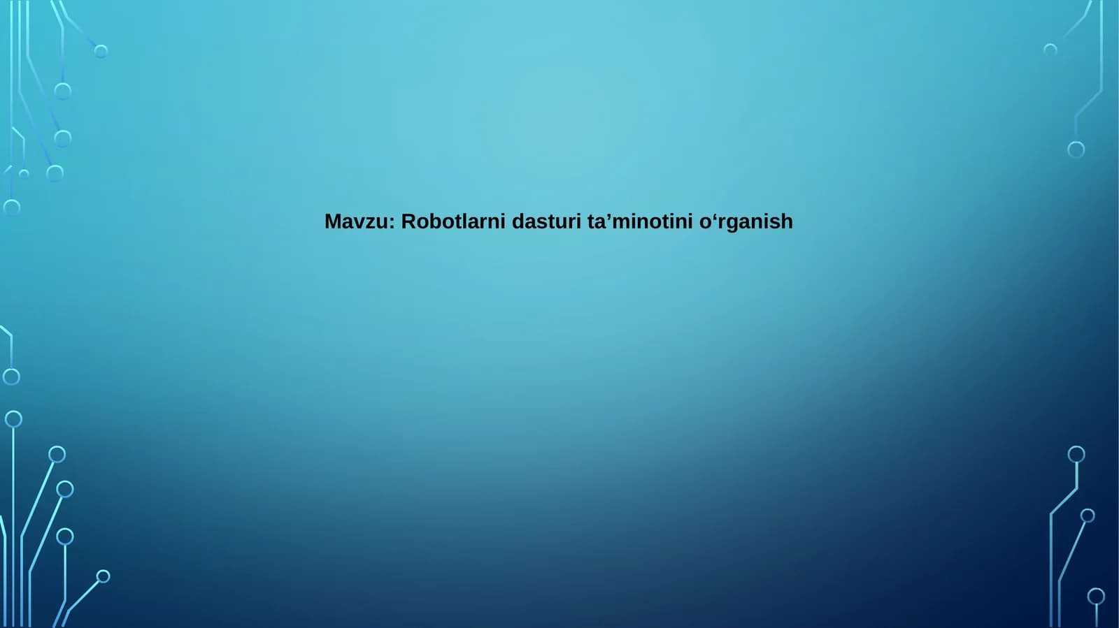 Robotlarnidasturitaʼminoti
