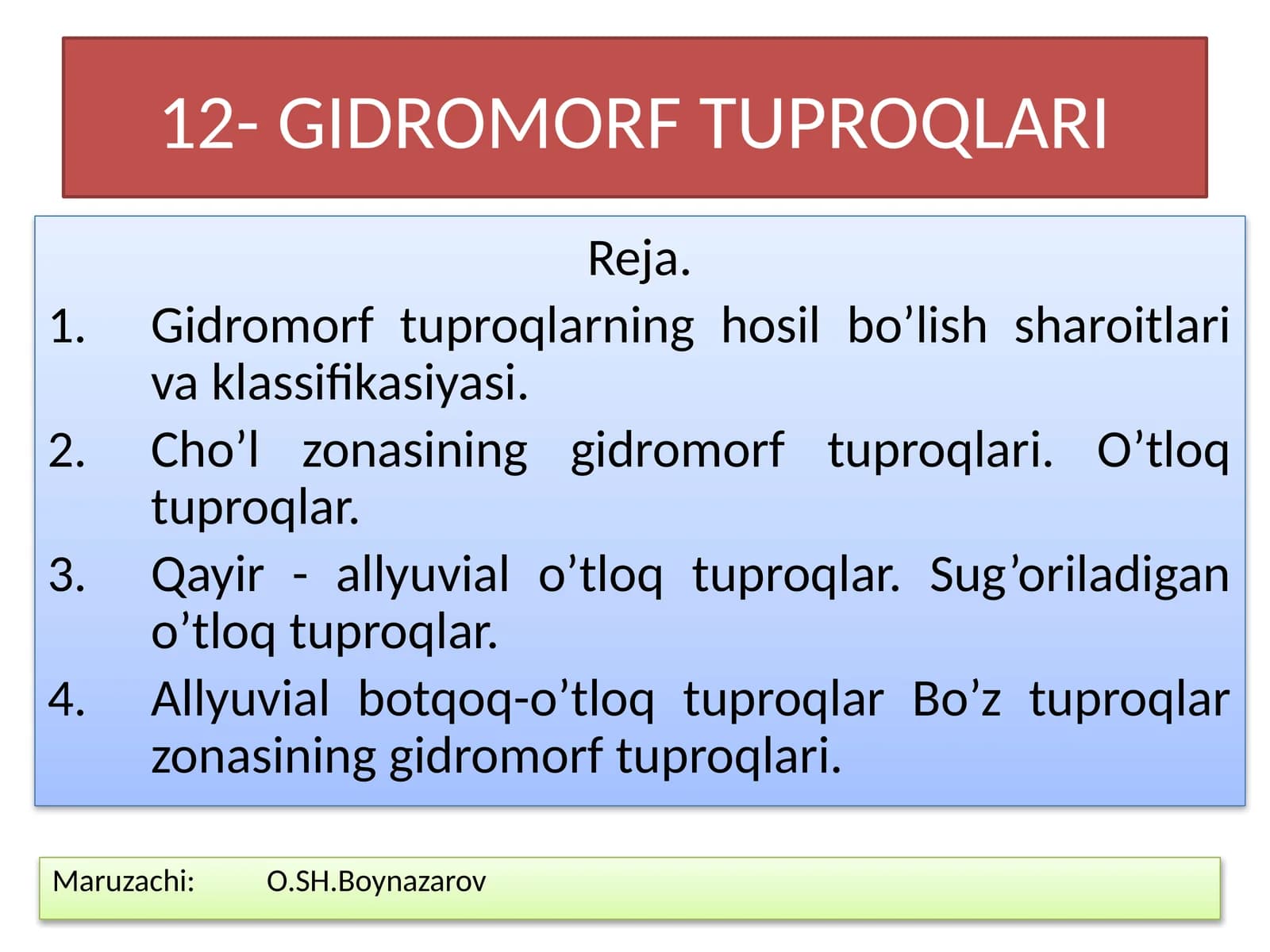 GIDROMORF TUPROQLARI