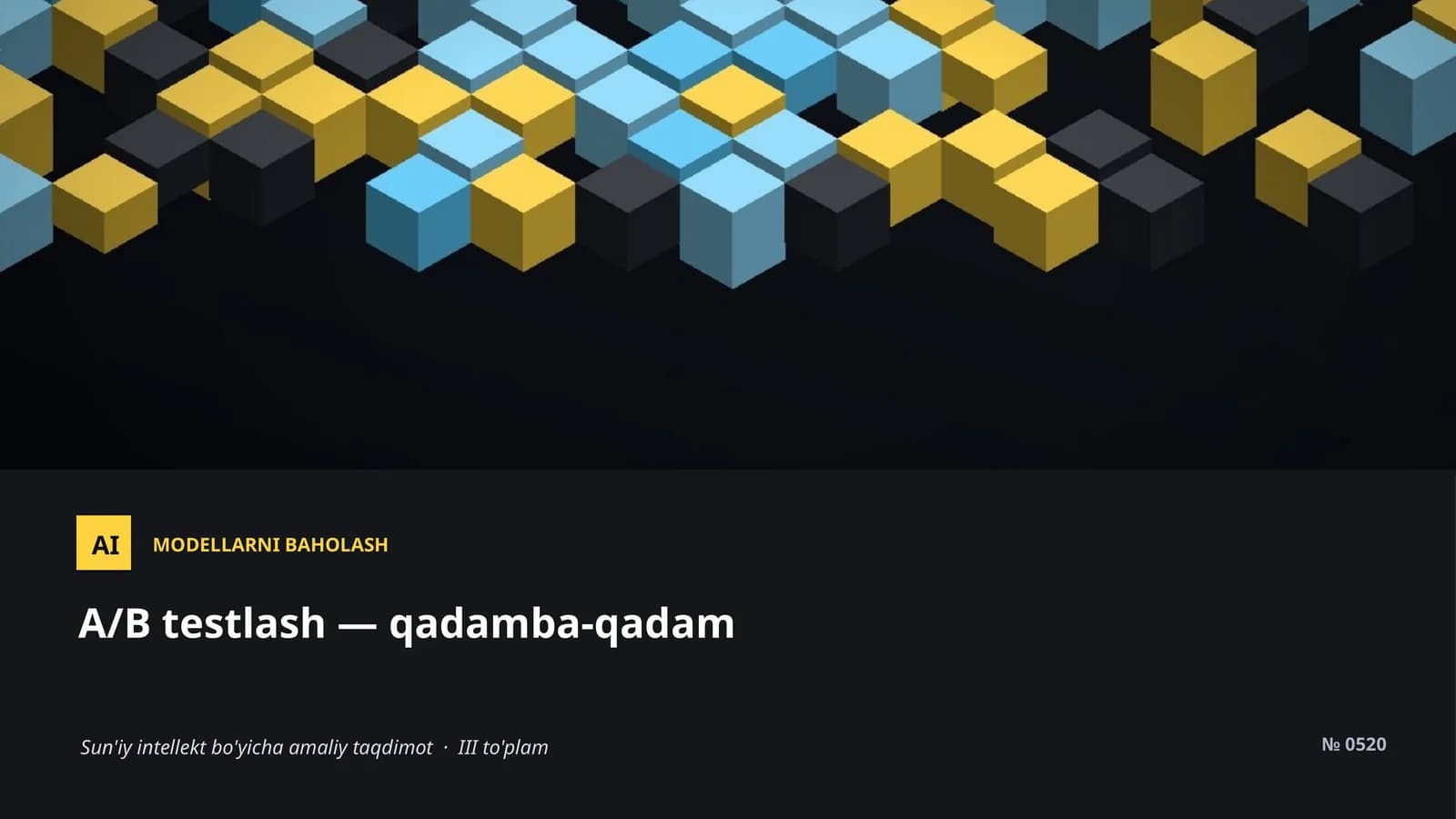 Modellarni Baholash