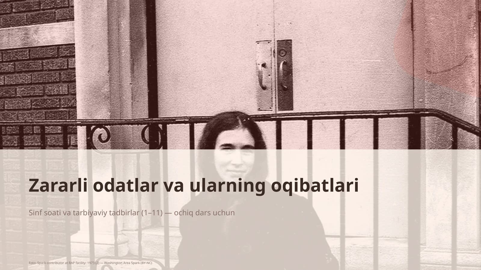 Zararli odatlar va ularning oqibatlari