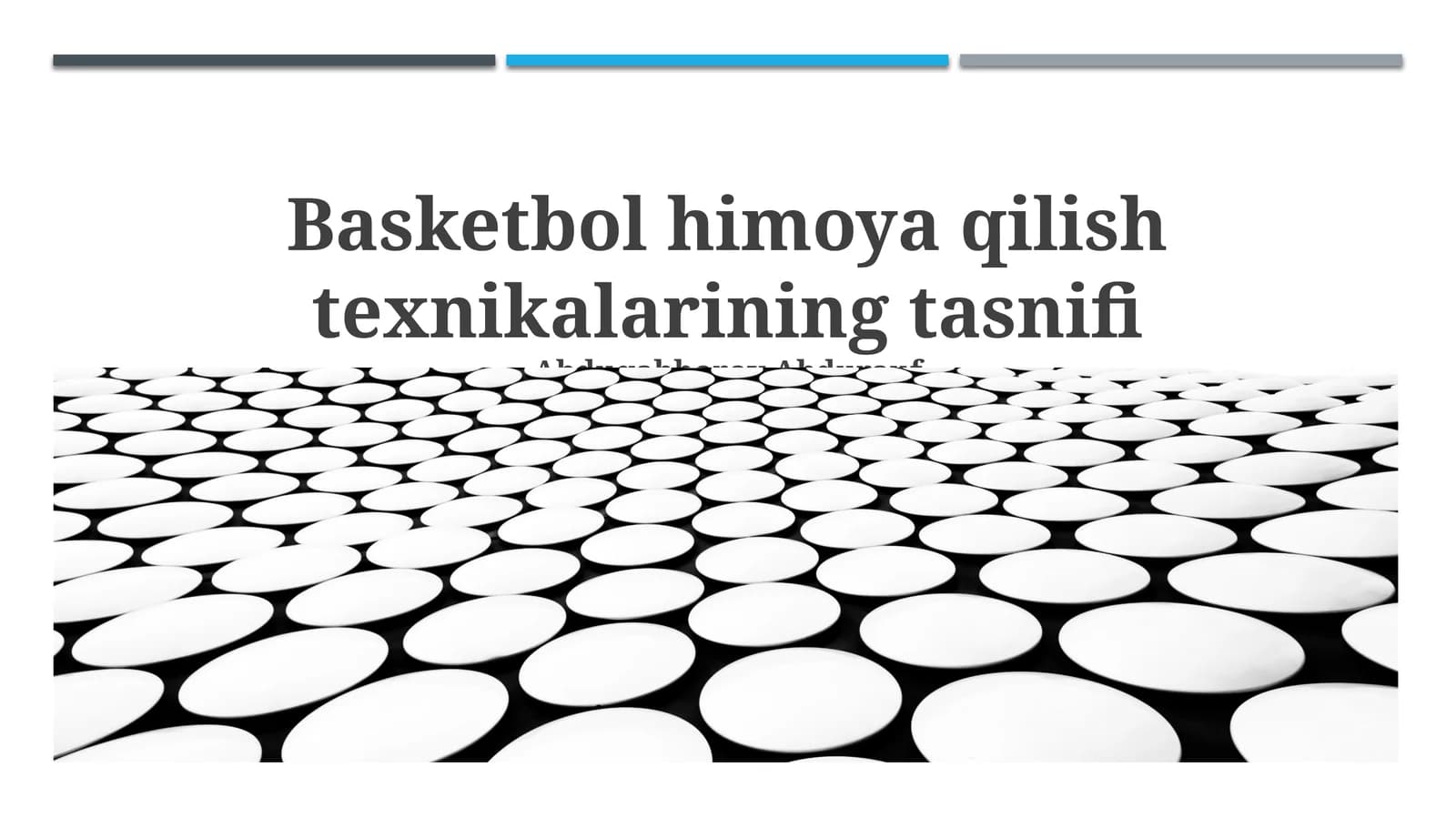 Basketbol himoya qilish texnikalarining tasnifi