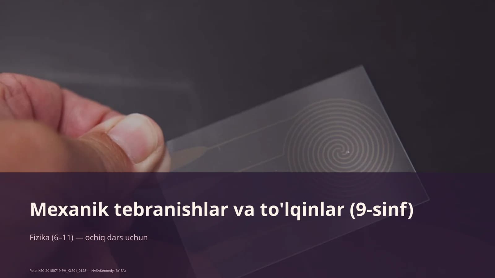 Mexanik tebranishlar va to'lqinlar (9-sinf)