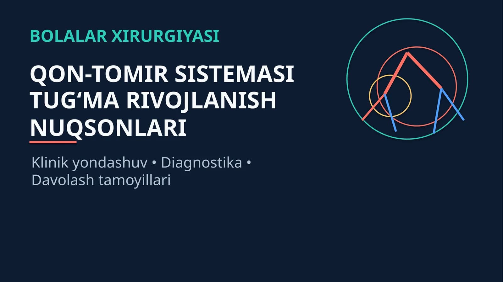 Bolalarda qon tomirlarning tug`ma nuqsonlari