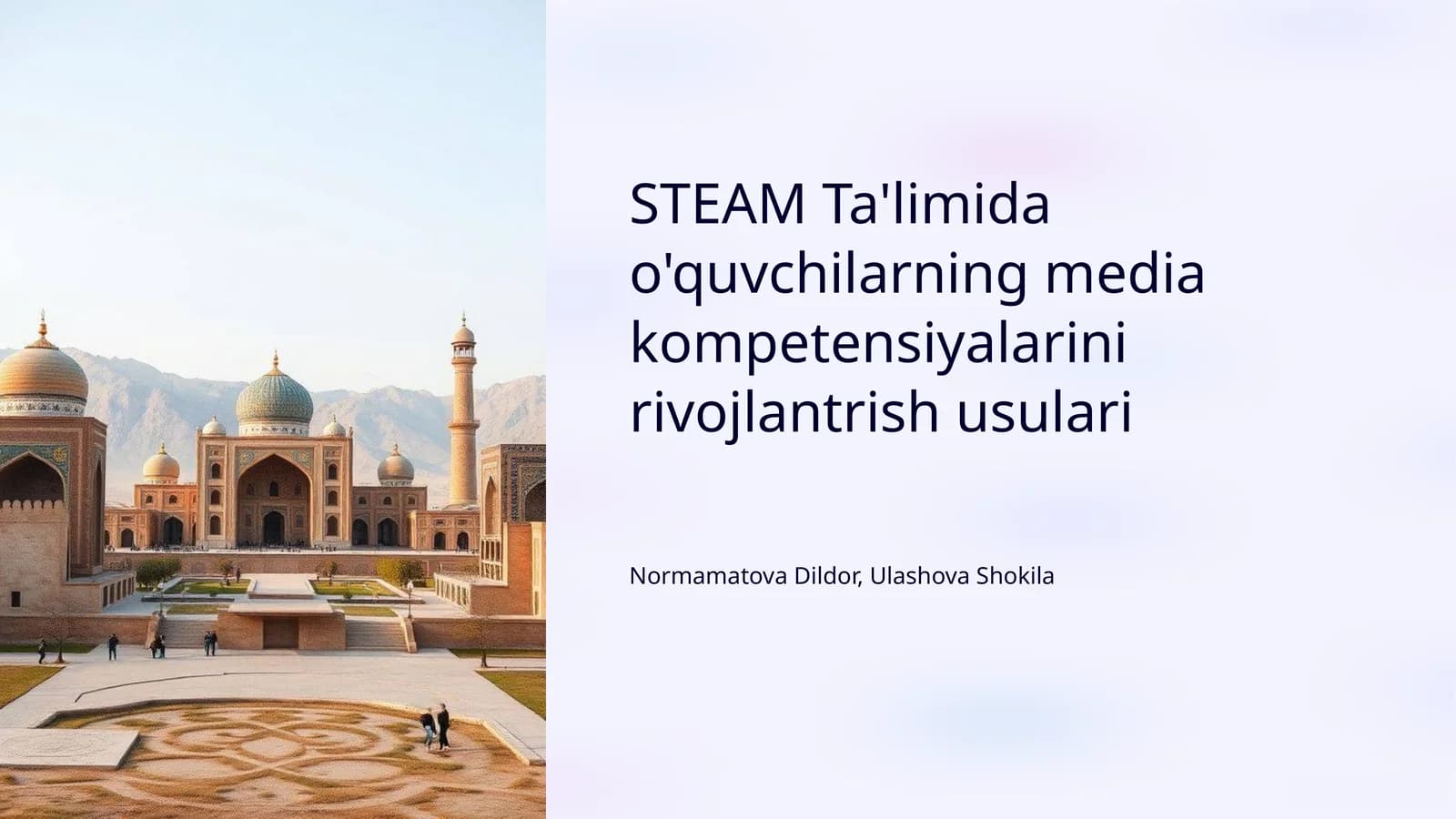 O'quvchilarning media kompetensiyalarini rivojlantrish usulari