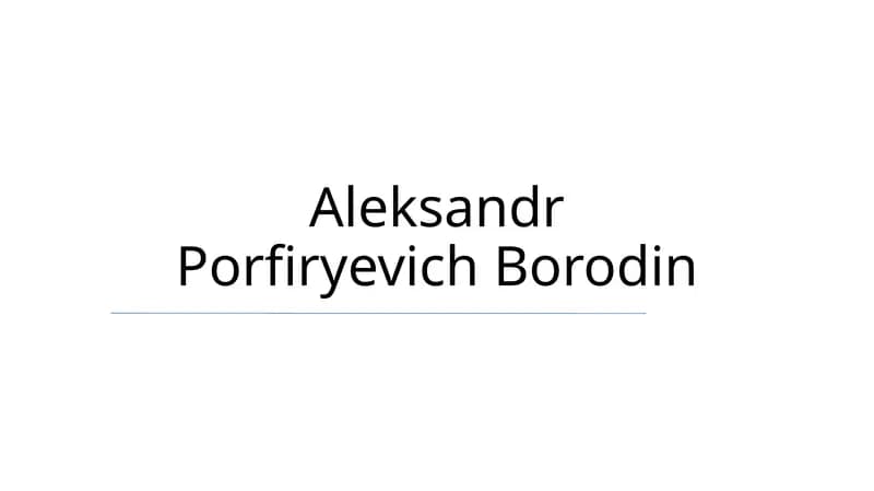 Aleksandr Porfiryevich Borodin