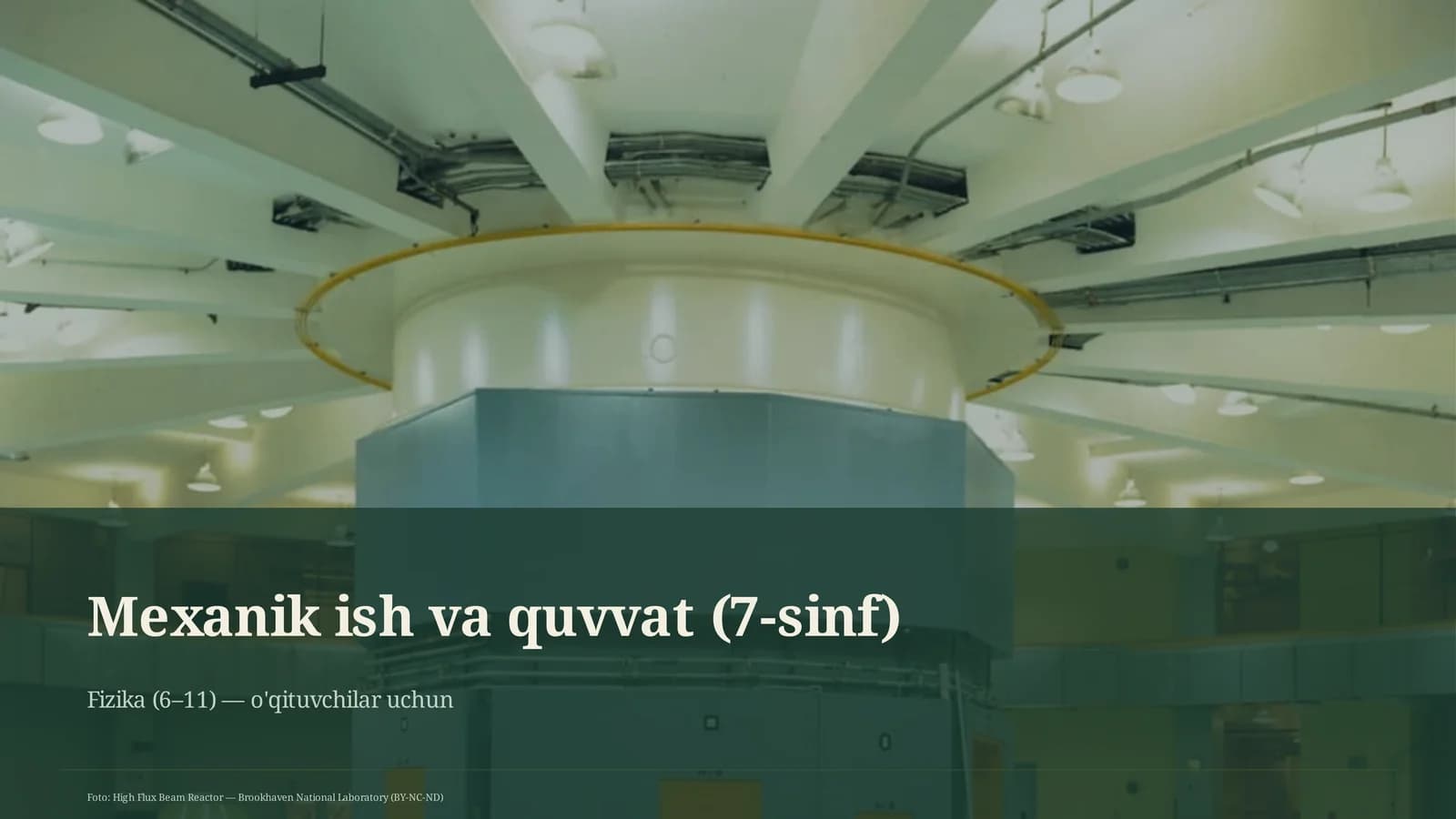 Mexanik ish va quvvat (7-sinf)