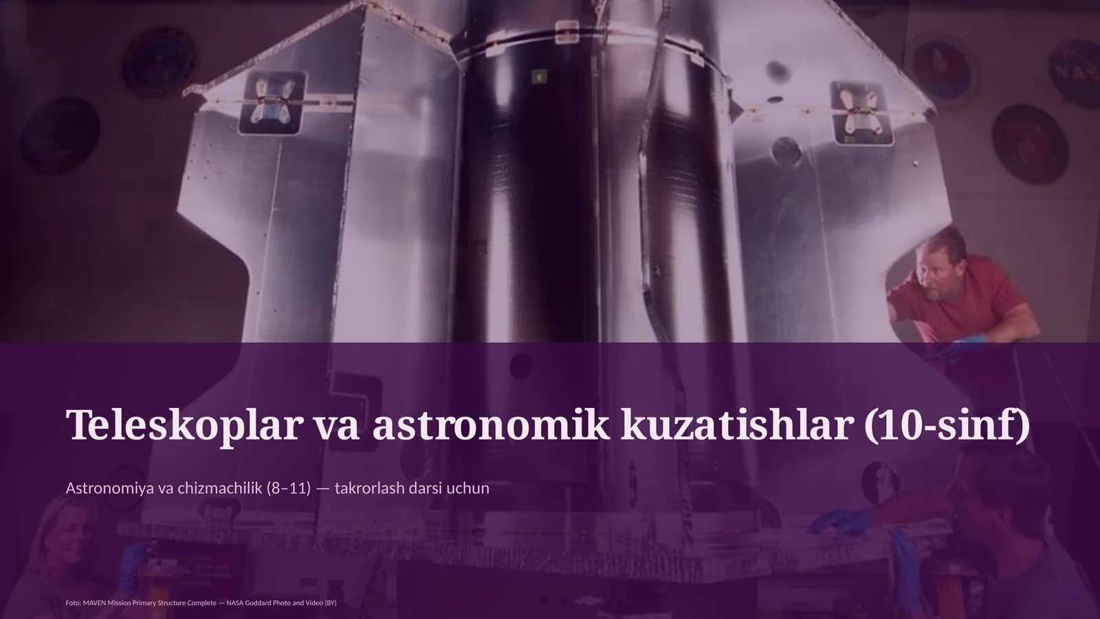 Teleskoplar va astronomik kuzatishlar (10-sinf)