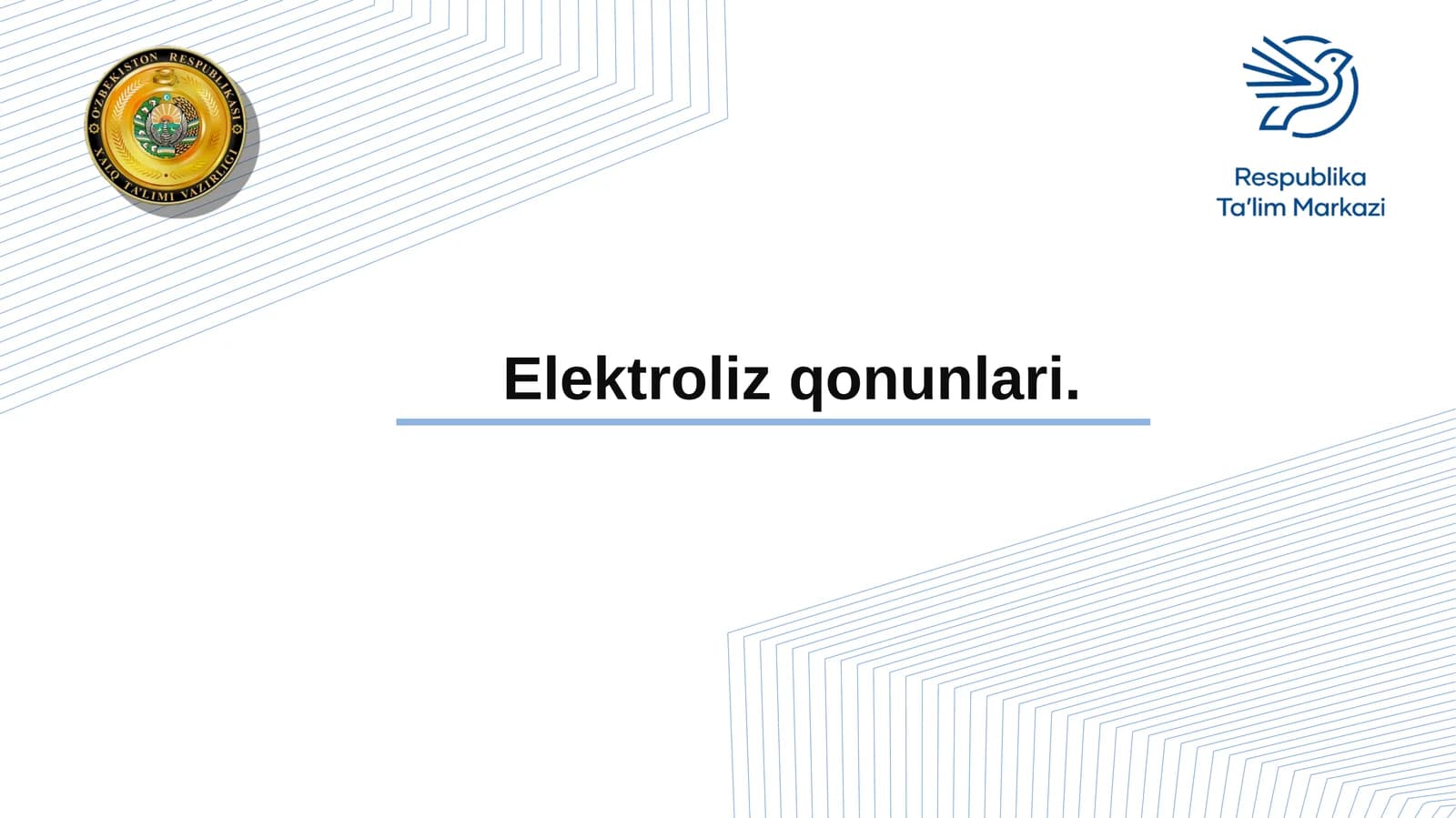Elektroliz qonunlari