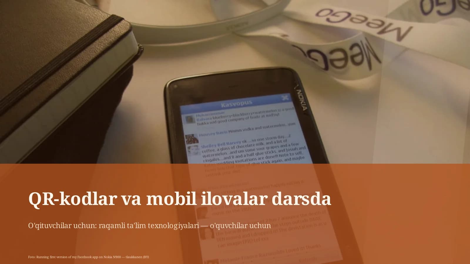 QR-kodlar va mobil ilovalar darsda