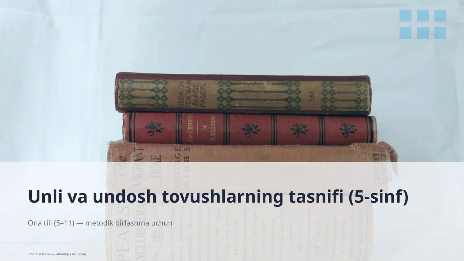 Unli va undosh tovushlarning tasnifi (5-sinf)