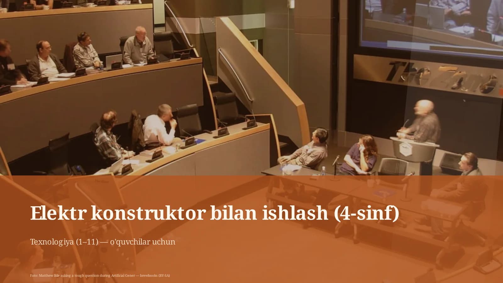 Elektr konstruktor bilan ishlash (4-sinf)