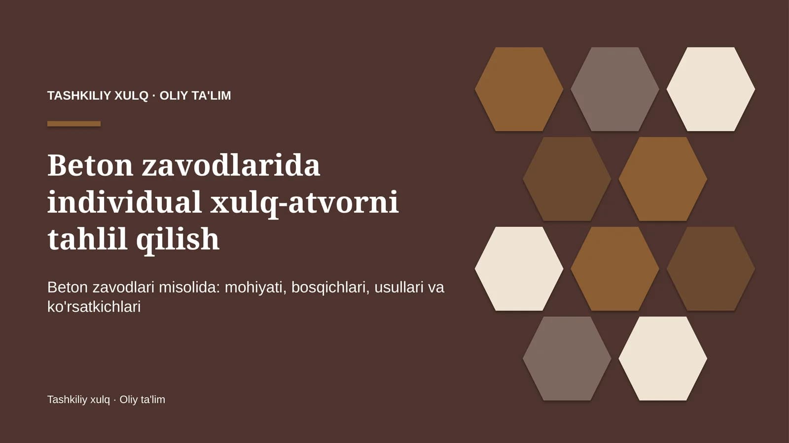 beton zavodlarida individual xulq atvorni tahlil qilish 9836