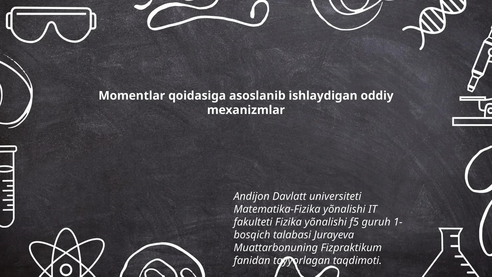 Fizpraktikum taqdimoti