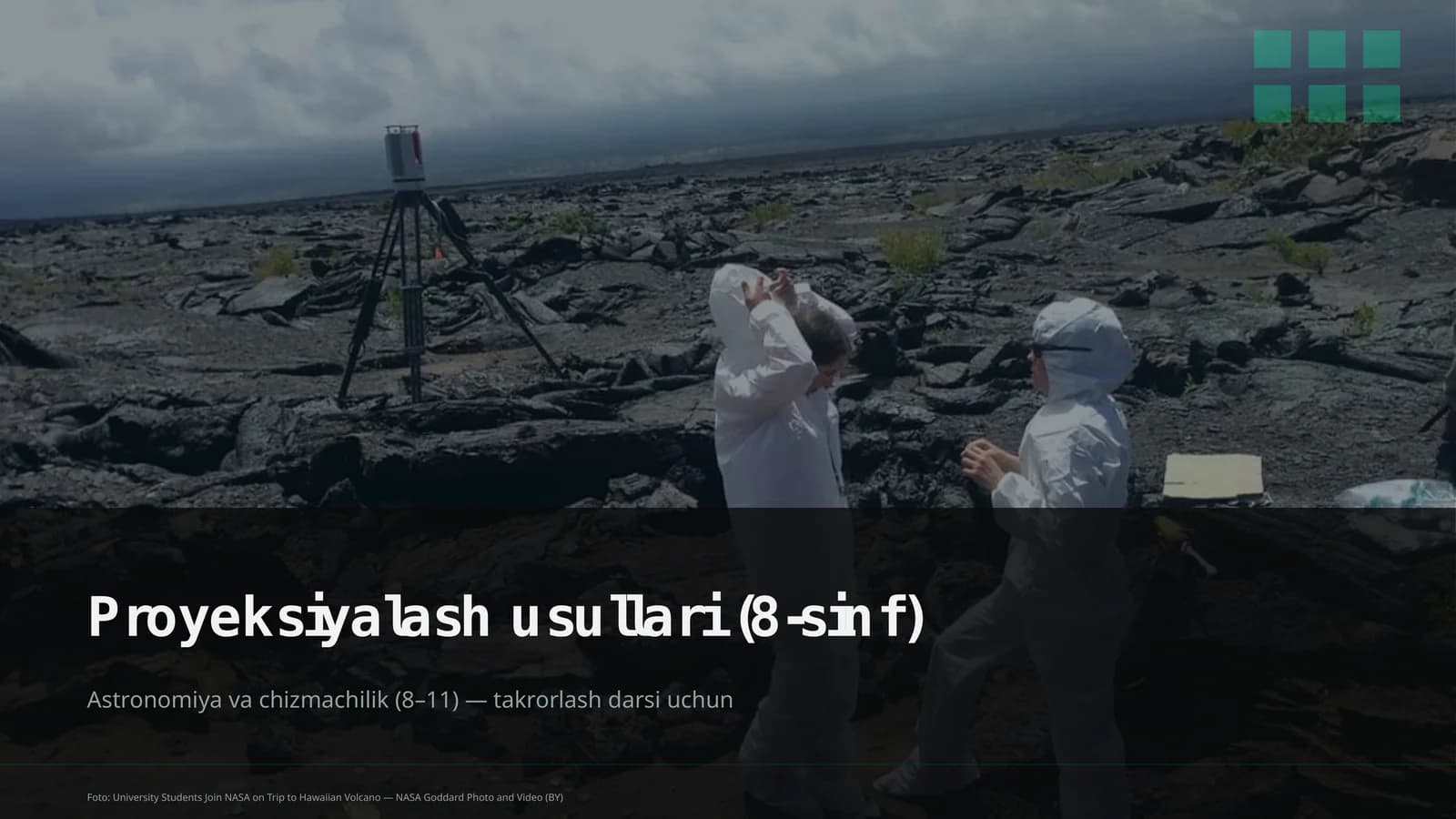 Proyeksiyalash usullari (8-sinf)