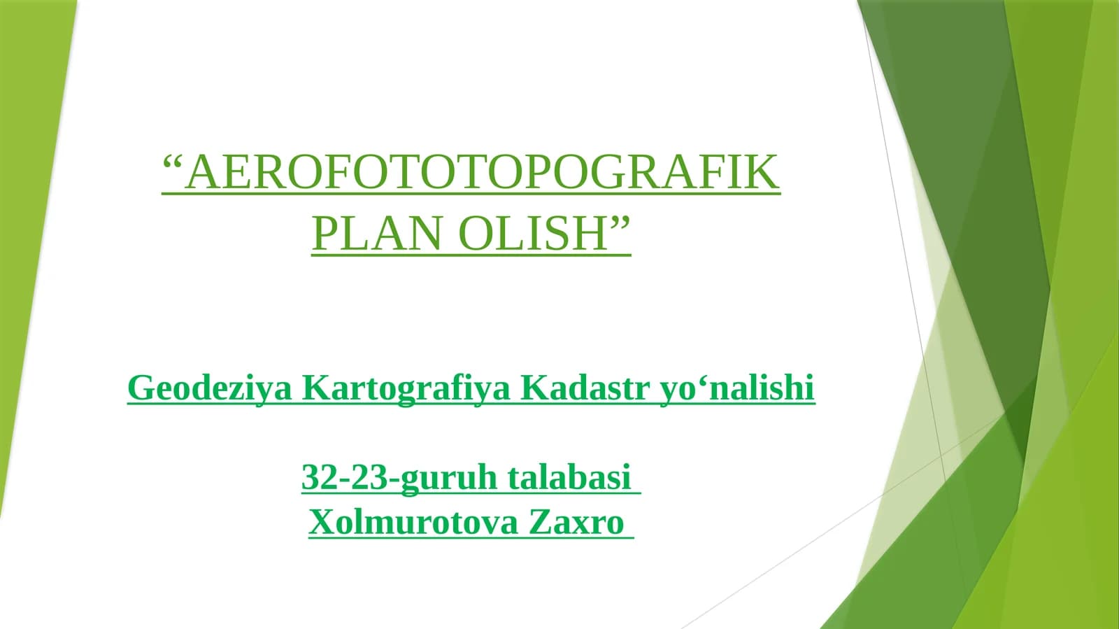 Aerofototopografikplanolish