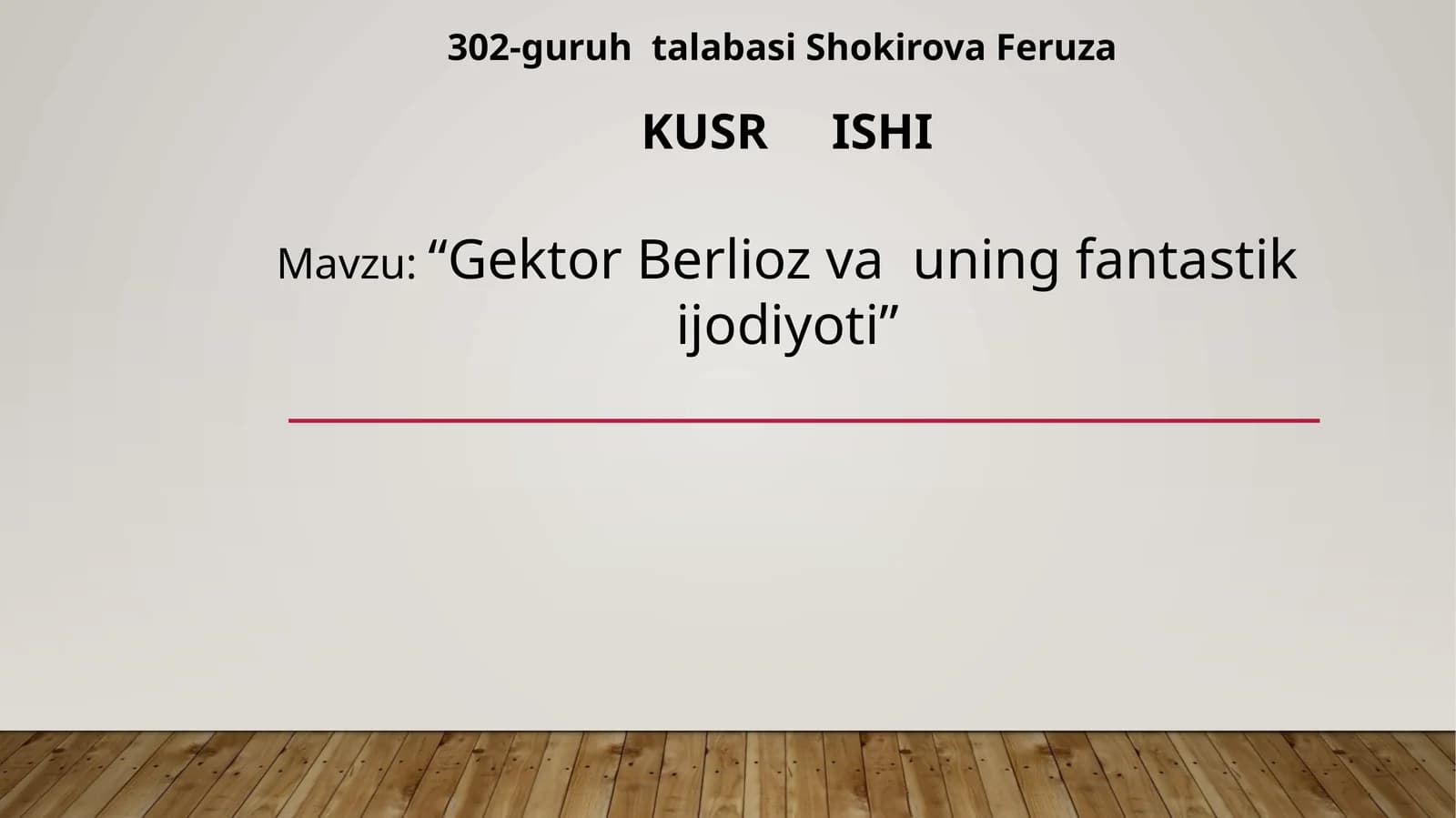 Gektor Berlioz va uning fantastik ijodiyoti