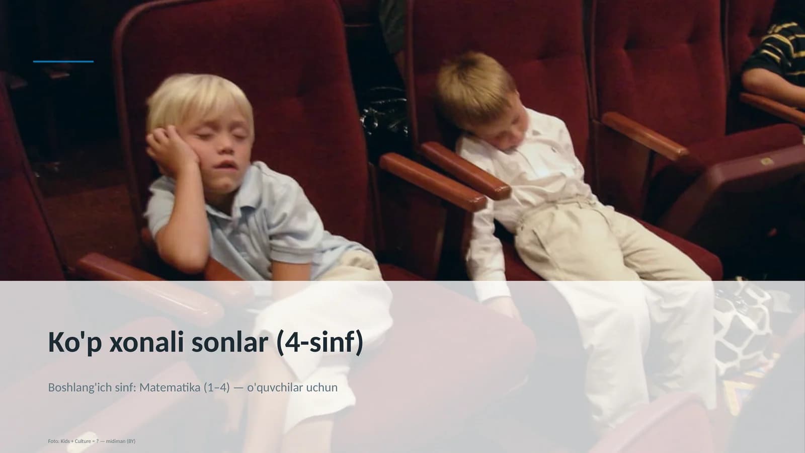 Ko'p xonali sonlar (4-sinf)
