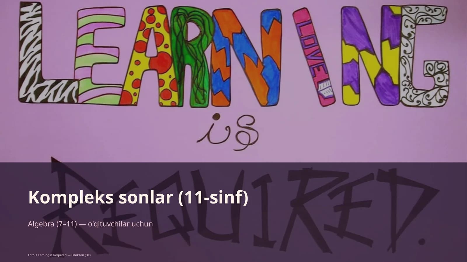Kompleks sonlar (11-sinf)