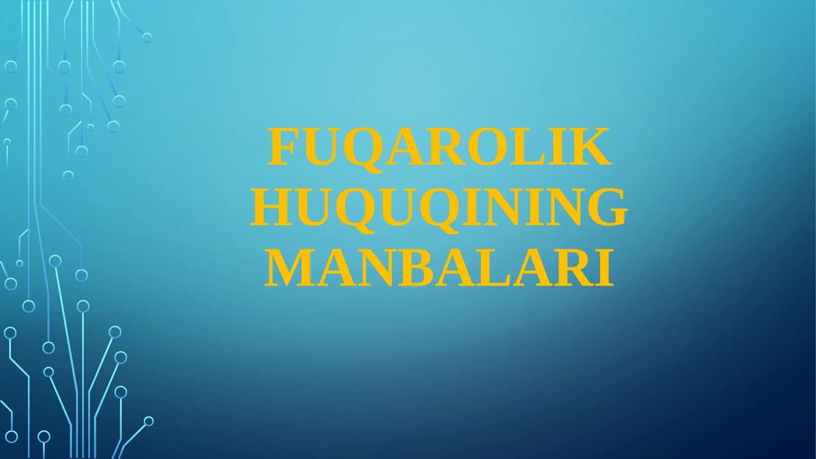 Fuqarolikhuquqiningmanbalari