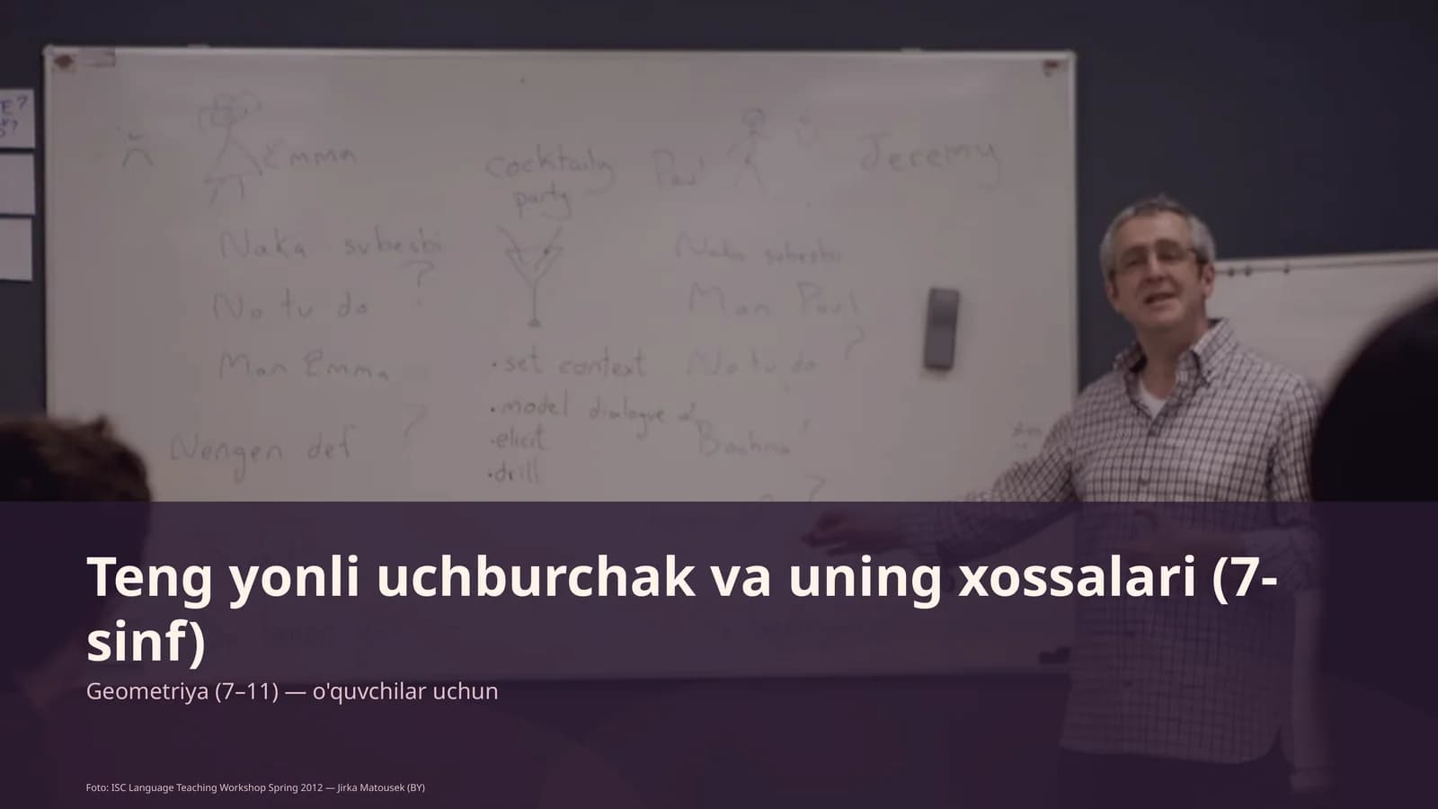 Teng yonli uchburchak va uning xossalari (7-sinf)