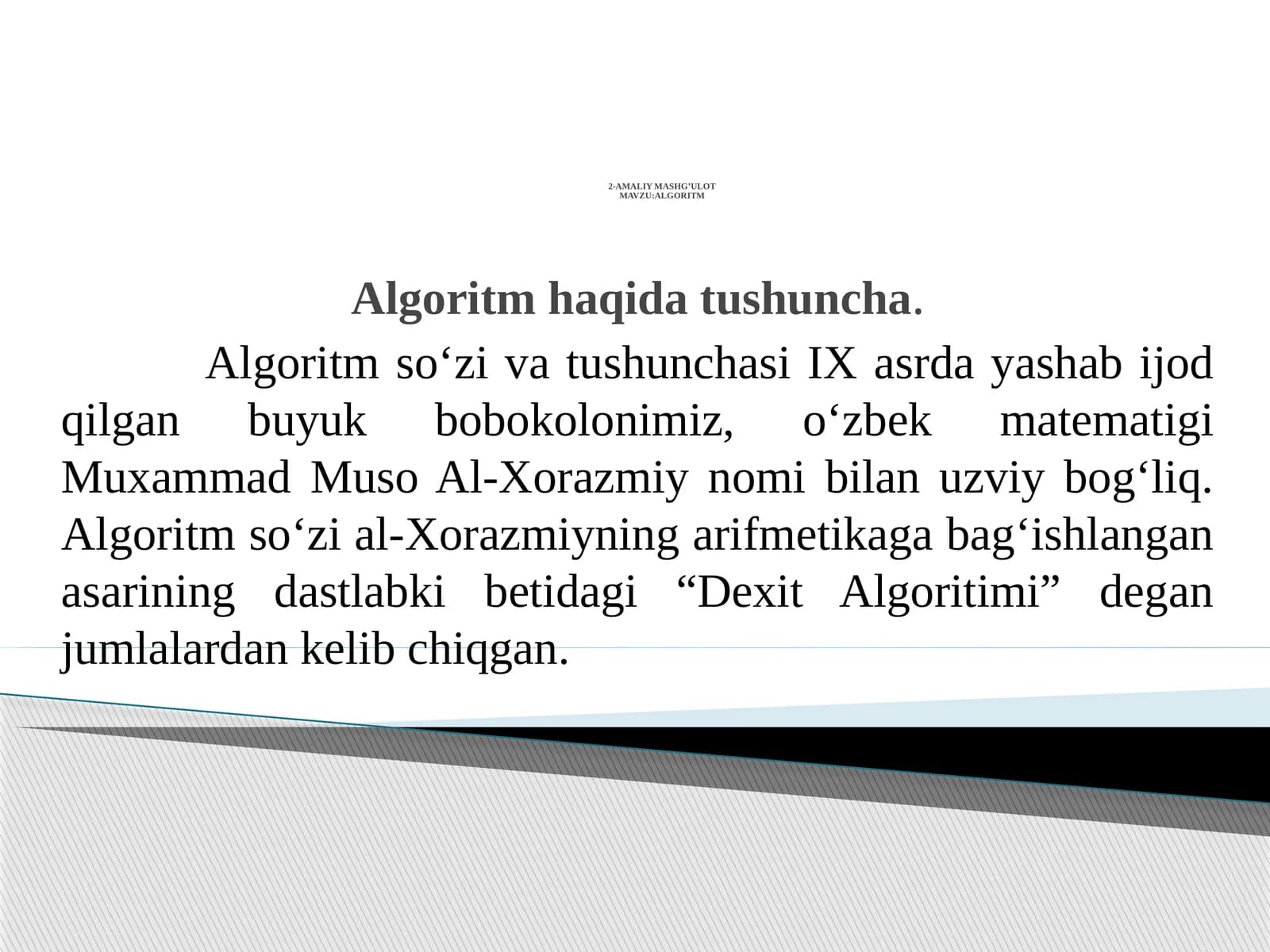 ALGORITM