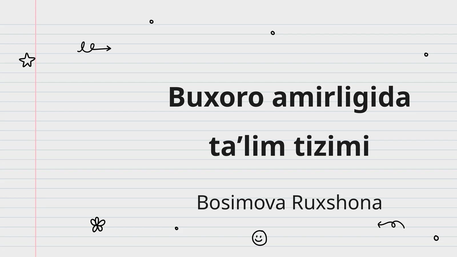 Buxoro amirligida taʼlim tizimi