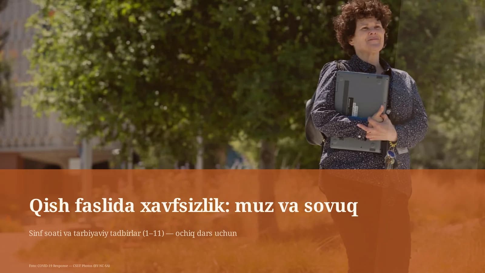 Qish faslida xavfsizlik: muz va sovuq