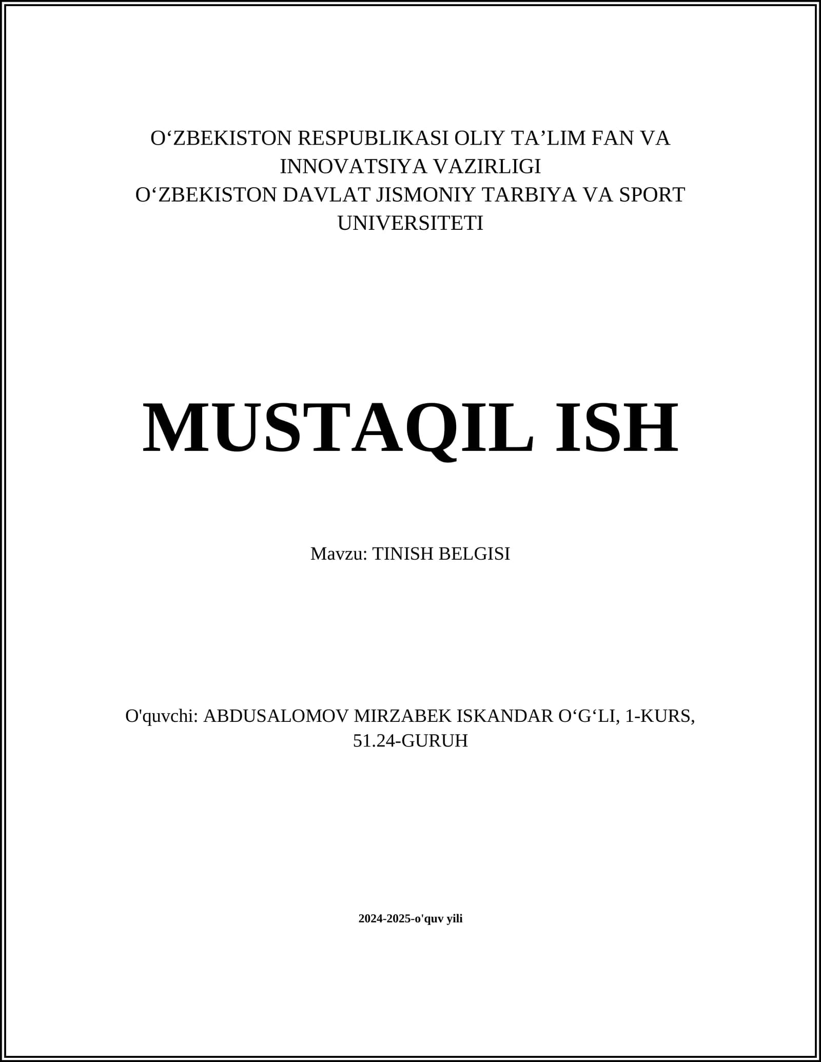 TINISH BELGISI