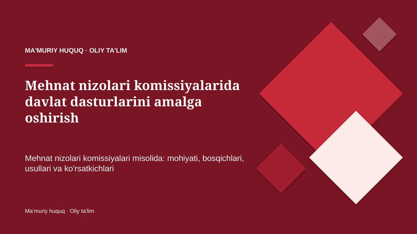 mehnat nizolari komissiyalarida davlat dasturlarini amalga oshirish 3855