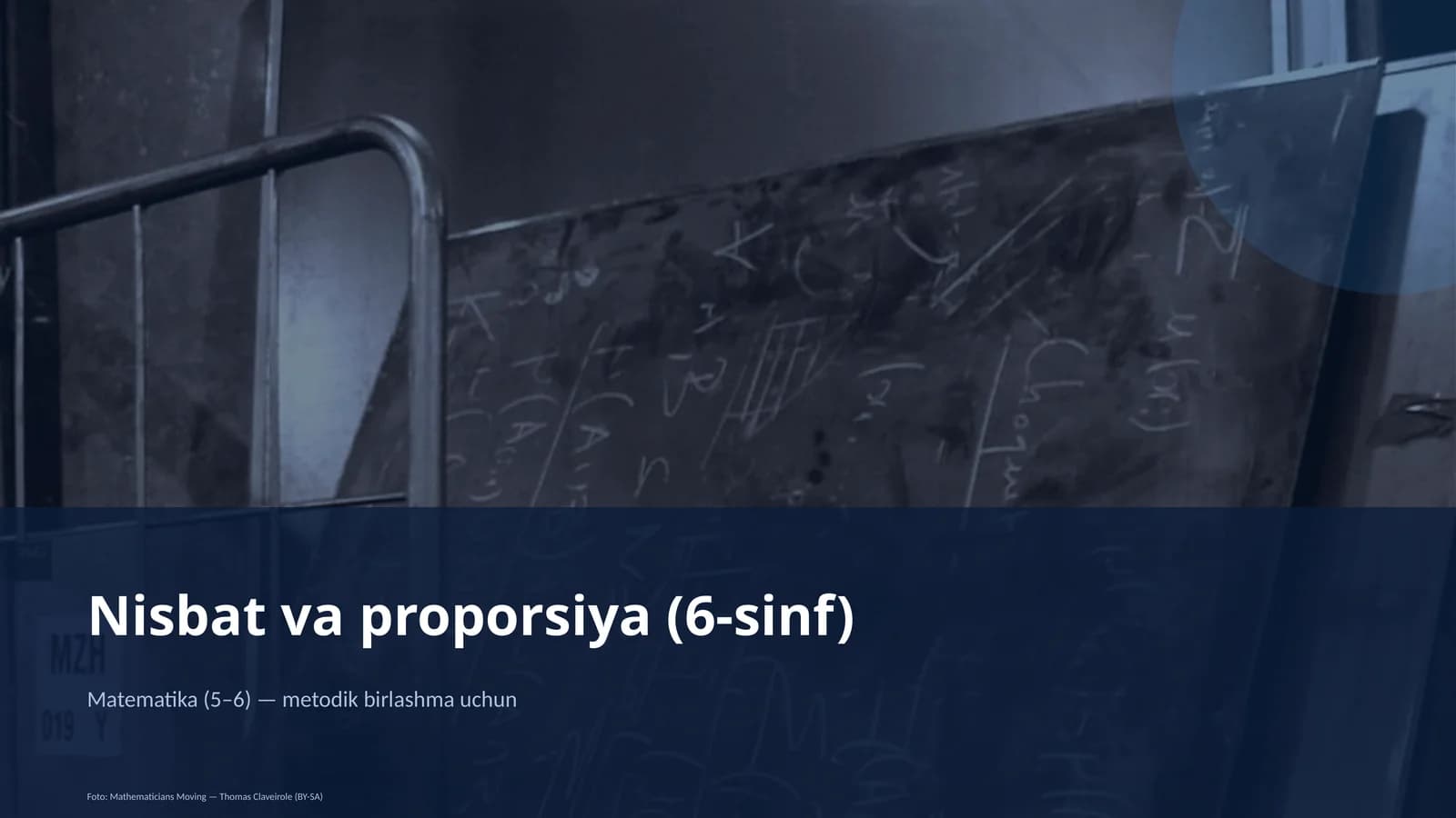 Nisbat va proporsiya (6-sinf)