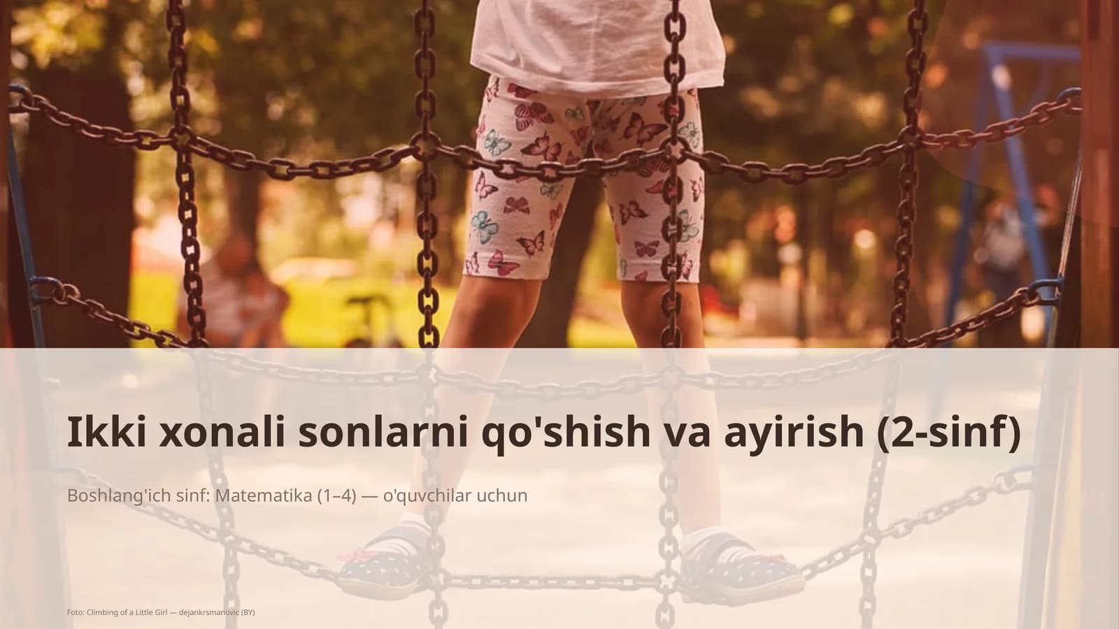 Ikki xonali sonlarni qo'shish va ayirish (2-sinf)