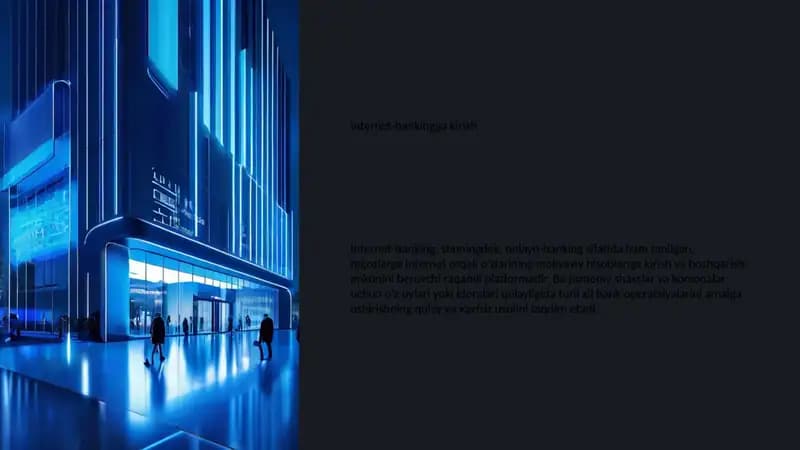 Internet-bankingga kirish