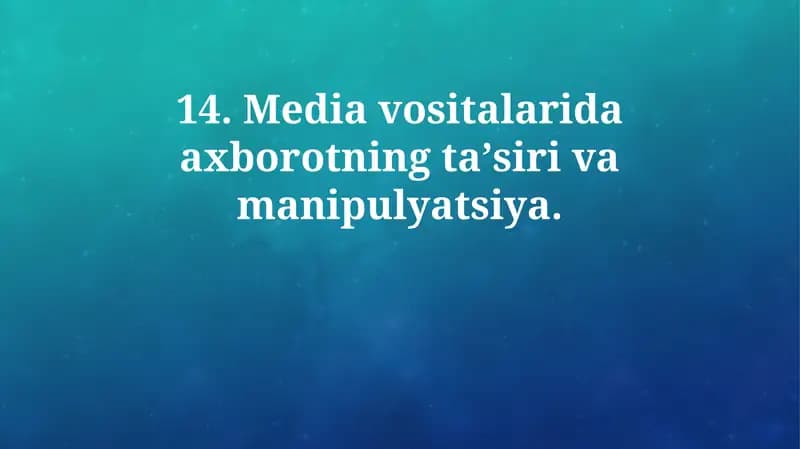 Axborot manipulyatsiyasi
