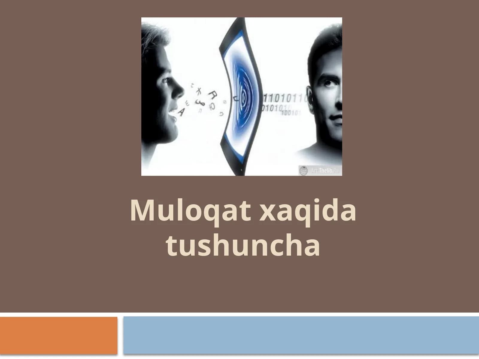 Muloqot haqida tushuncha