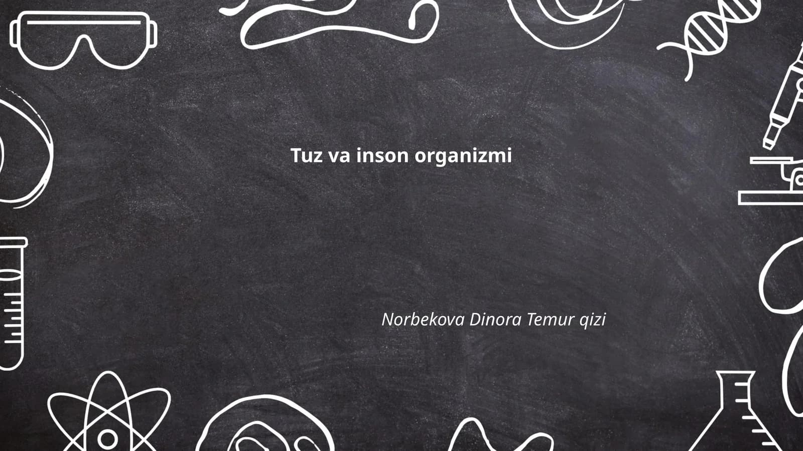 Tuz va inson organizmi