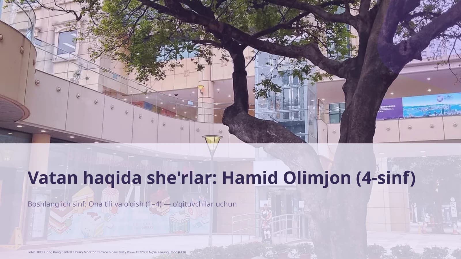 Boshlang'ich sinf: Ona tili va o'qish (1–4) — o'qituvchilar uchun